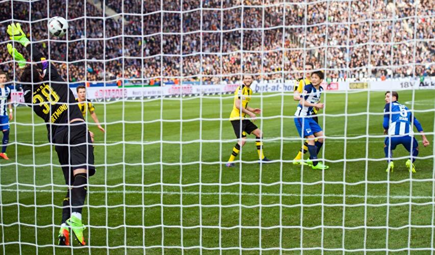 Hertha siegt gegen Borussia Dortmund