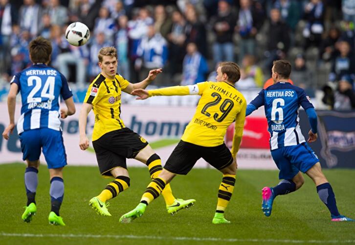 Hertha siegt gegen Borussia Dortmund