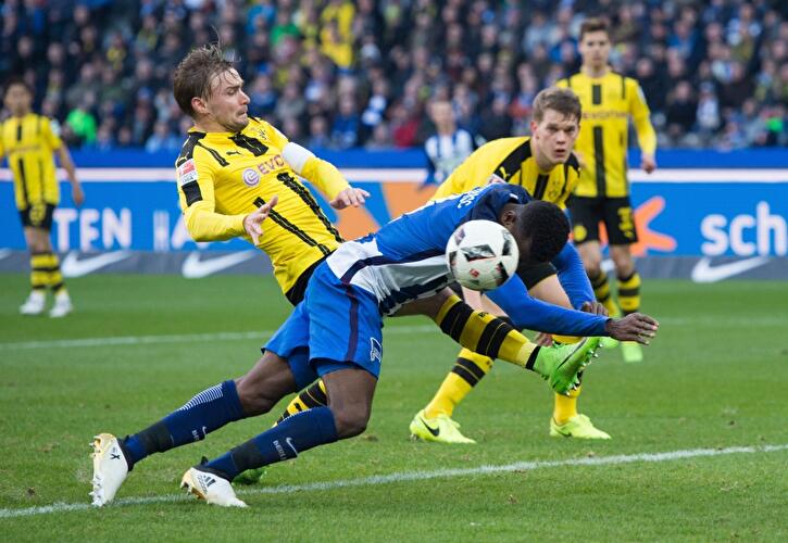 Hertha siegt gegen Borussia Dortmund