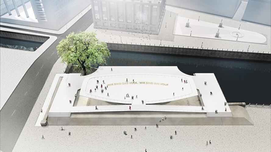 Einheitsdenkmal "Bürger in Bewegung"