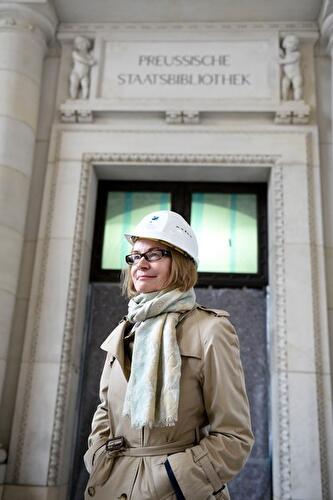 Baustellenrundgang Staatsbibliothek