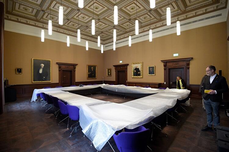 Baustellenrundgang Staatsbibliothek