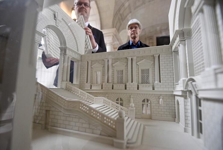 Baustellenrundgang Staatsbibliothek