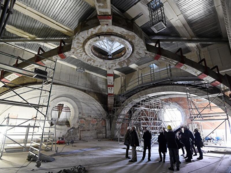 Baustellenrundgang Staatsbibliothek