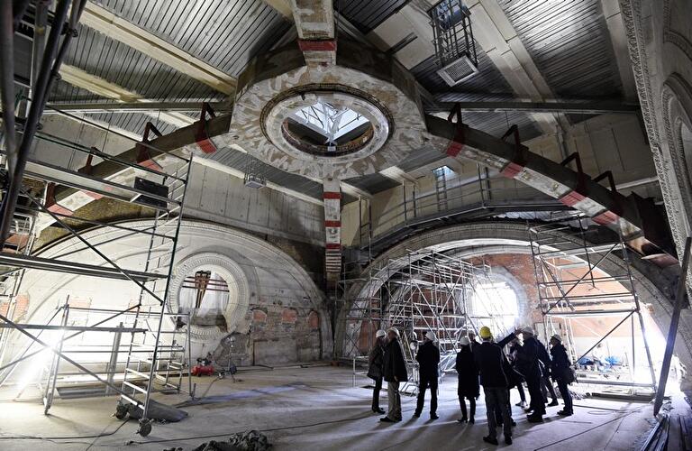 Baustellenrundgang Staatsbibliothek