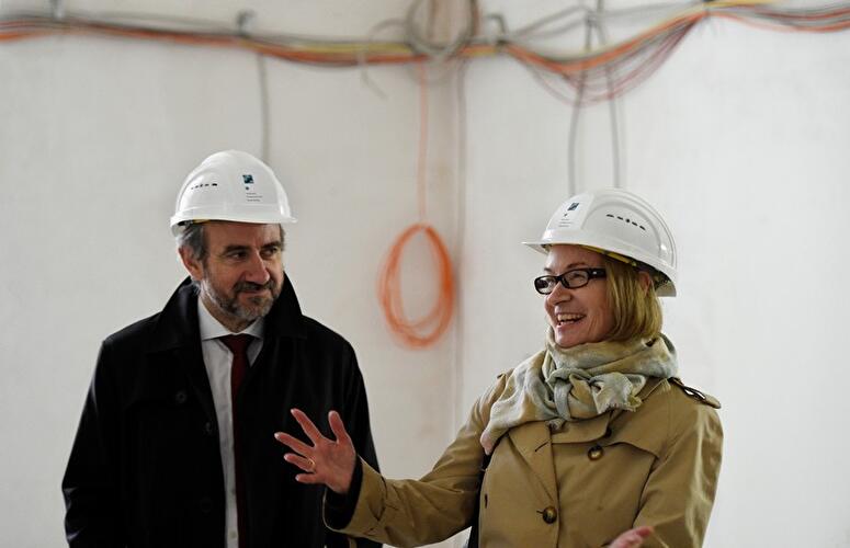 Baustellenrundgang Staatsbibliothek