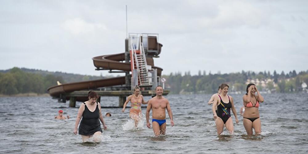 Saisoneröffnung im Strandbad Wannsee
