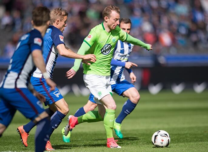 Hertha schlägt Wolfsburg