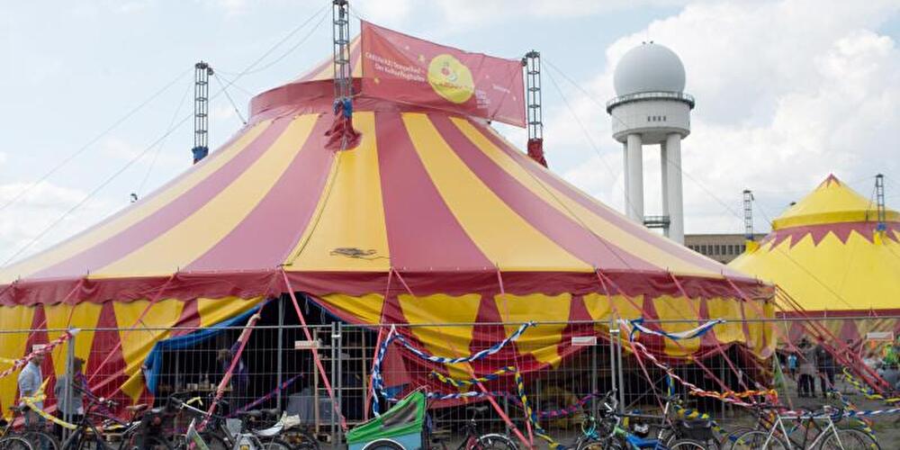 Zirkus Cabuwazi auf dem Tempelhofer Feld