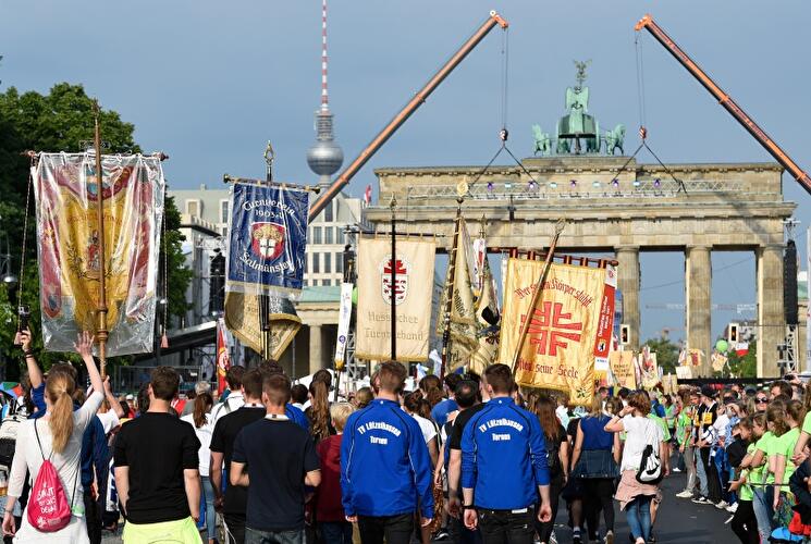 Festzug beim Turnfest 2017