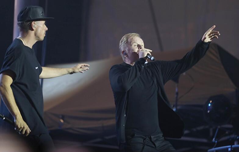 Herbert Grönemeyer mit Michi Beck