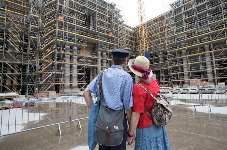 Tage der offenen Baustelle am Berliner Schloss