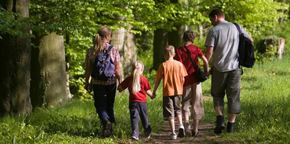 Familien-Wanderung