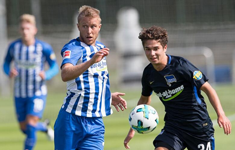 Per Skjelbred (l) und Maurice Covic