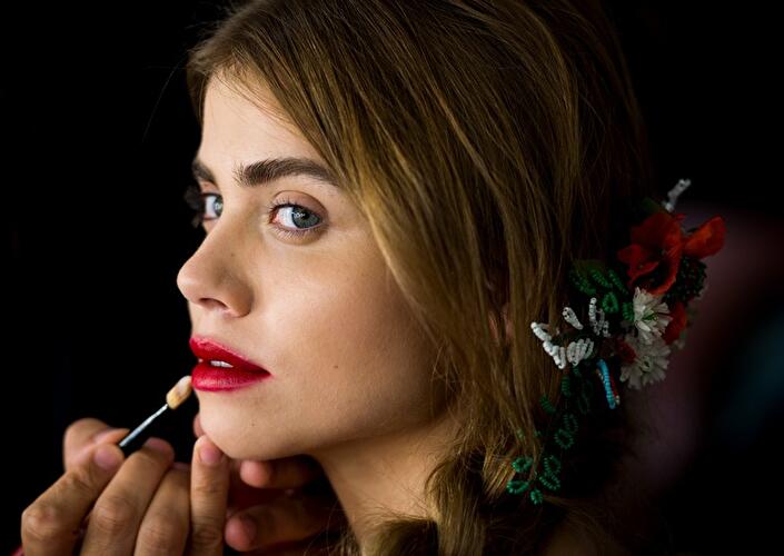 Backstage Styling bei Lena Hoschek