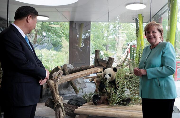 Eröffnung der Panda-Anlage im Zoo