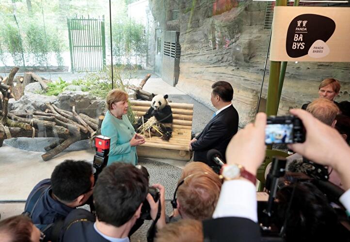 Eröffnung der Panda-Anlage im Zoo