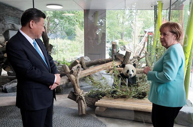 Eröffnung der Panda-Anlage im Zoo