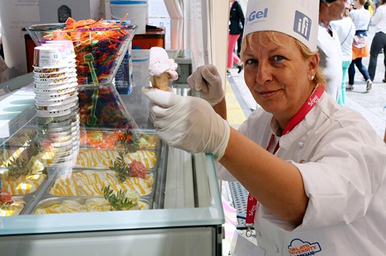 Speiseeisherstellerin Heidi D`Agnese