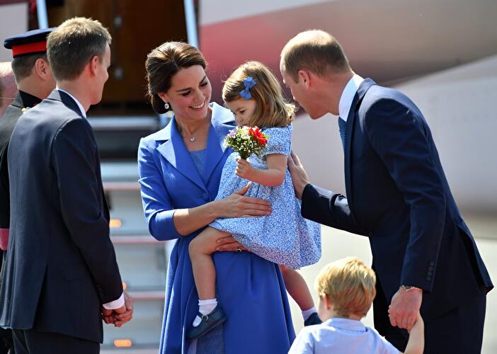 Prinz William und Herzogin Kate landen in Berlin