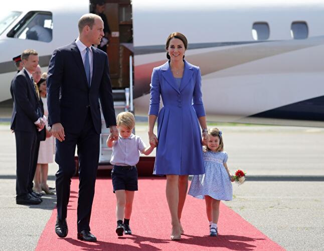 Prinz William und Herzogin Kate landen in Berlin