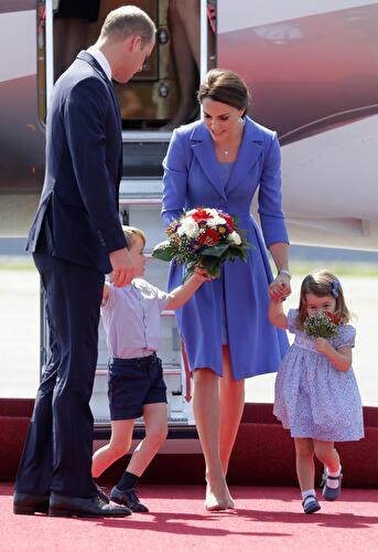 Prinz William und Herzogin Kate landen in Berlin