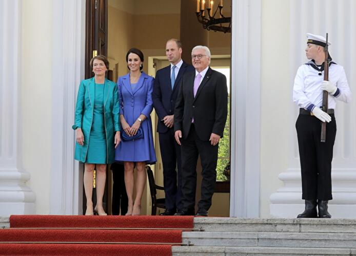 William und Kate am Schloss Bellevue