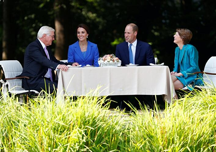 William und Kate am Schloss Bellevue