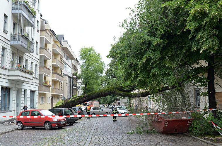 Dauerregen in Berlin
