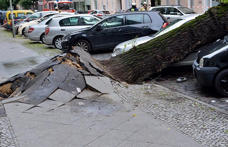 Dauerregen in Berlin