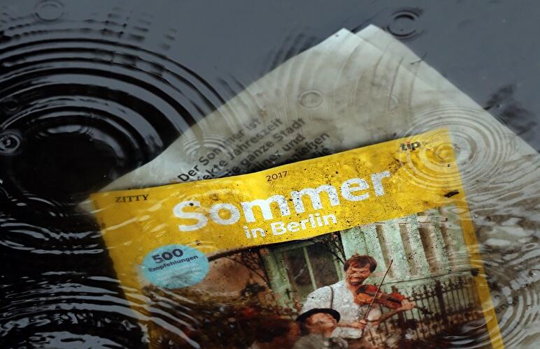 Dauerregen in Berlin