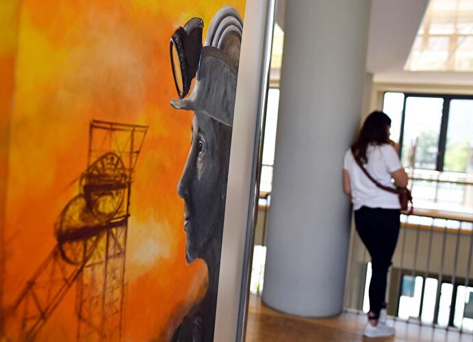 Kunstwerke von Künstlern der Kunstgemeinschaft Bottrop