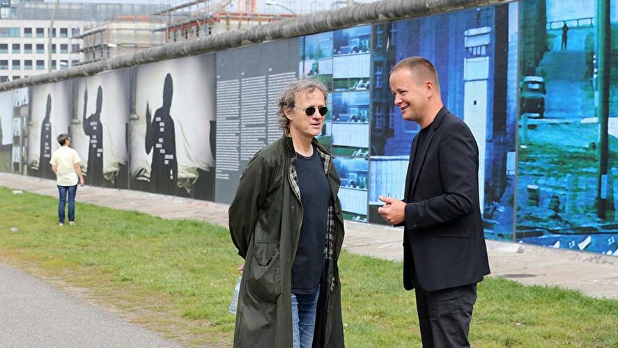 Klaus Lederer und Stefan Roloff (l)