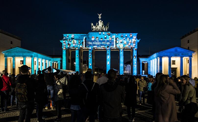 Brandenburger Tor - Berlin leuchtet