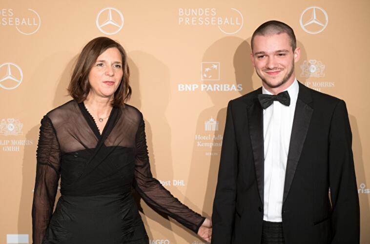 Katrin Göring-Eckardt und Sohn Johannes