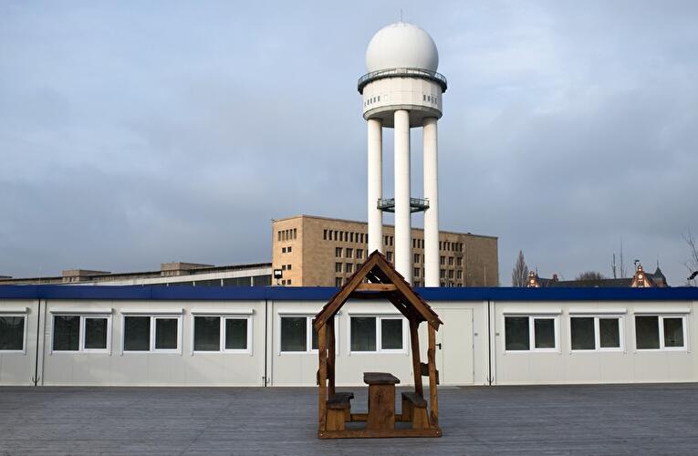 Neue Flüchtlingsunterkünfte in Tempelhof