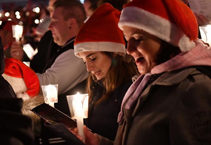 Weihnachtssingen bei Union 2017
