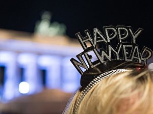 Silvester 2017 am Brandenburger Tor