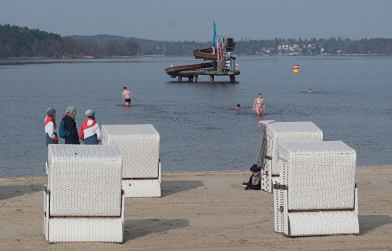 Anbaden im Wannsee