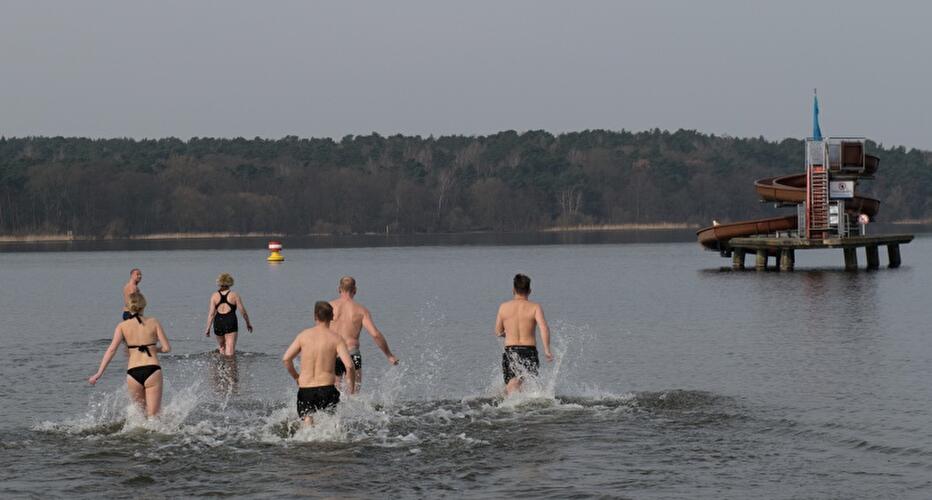 Anbaden im Wannsee
