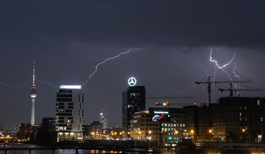 Gewitter über Berlin