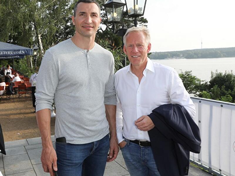 Wladimir Klitschko und Johannes B. Kerner
