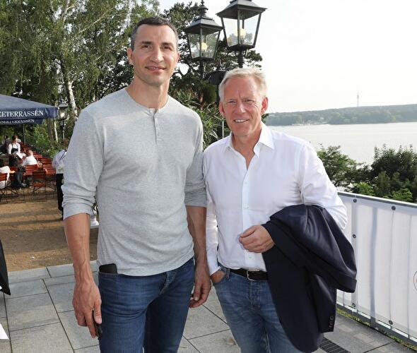 Wladimir Klitschko und Johannes B. Kerner