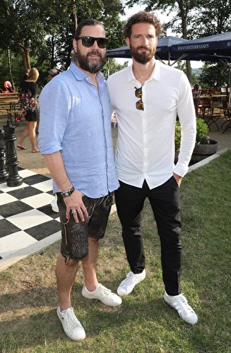 Rea Garvey und Arne Friedrich