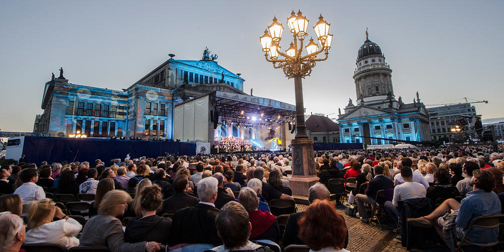 Musik auf dem Gendarmenmarkt