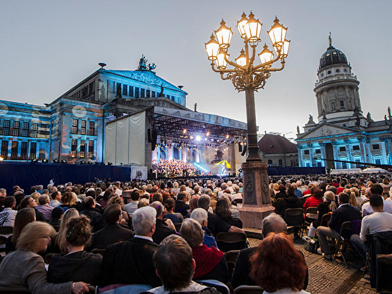 Musik auf dem Gendarmenmarkt