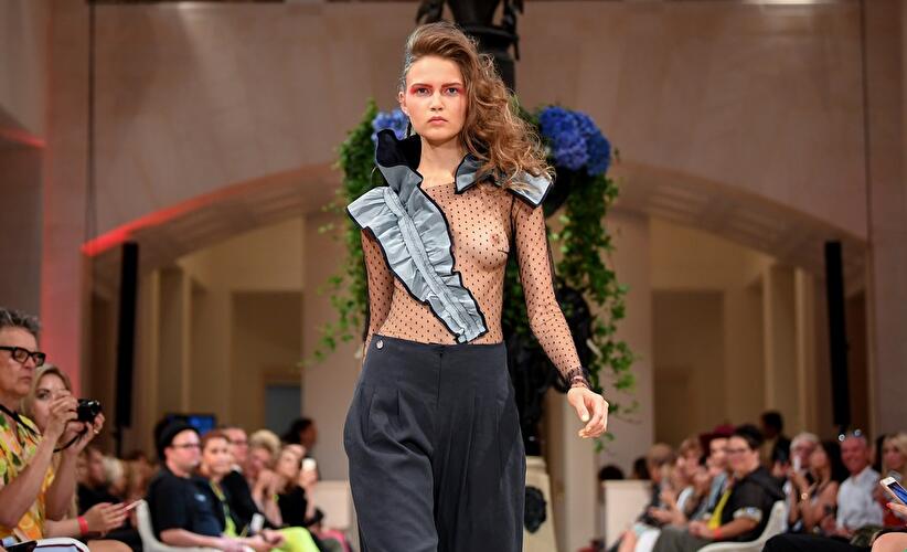 Auf dem Catwalk