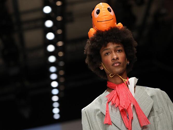 Mit Nemo auf dem Laufsteg