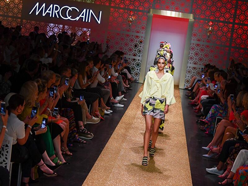 Auf dem Catwalk von Marc Cain
