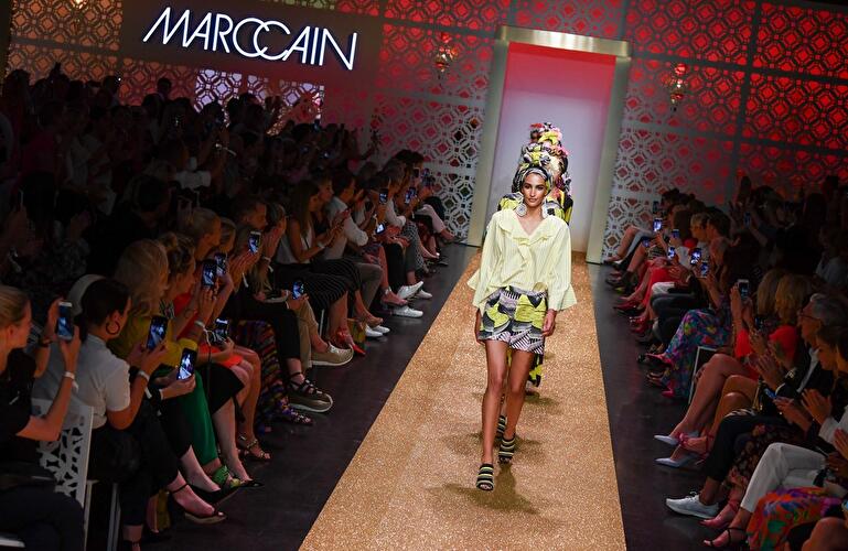 Auf dem Catwalk von Marc Cain